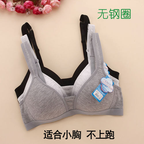 纯棉a杯内衣无钢圈小胸少女文胸