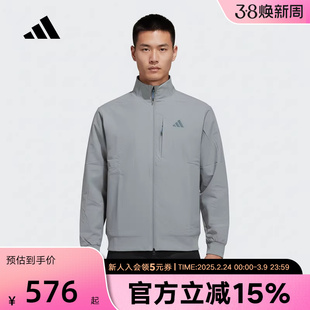 adidas阿迪达斯TH WIND JKT梭织夹克2026春男立领运动外套 KR2509
