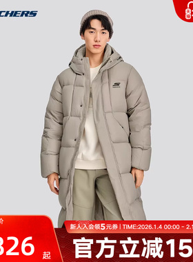 Skechers斯凯奇2025冬中性羽绒外套 P425U020-021B