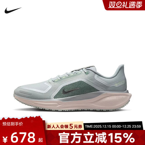 耐克男鞋飞马PEGASUS 41 GTX跑步鞋透气拒水越野跑鞋FQ1356-007