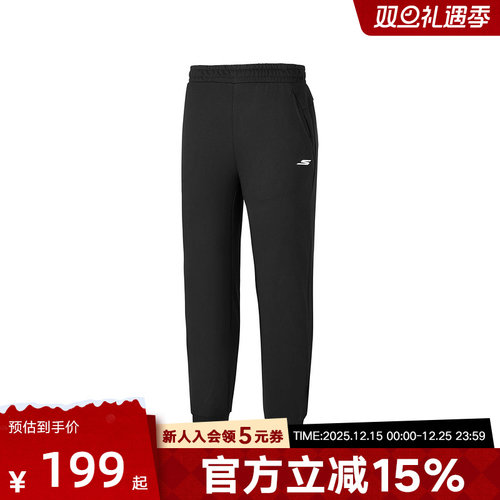 Skechers斯凯奇秋新款女休闲运动舒适透气收口长裤 P325W116/0018