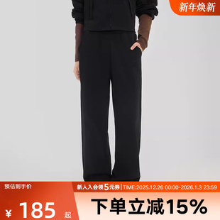直筒梭织长裤 女子户外贴合弹力修身 251W2KP31 新品 PONY波尼25春季