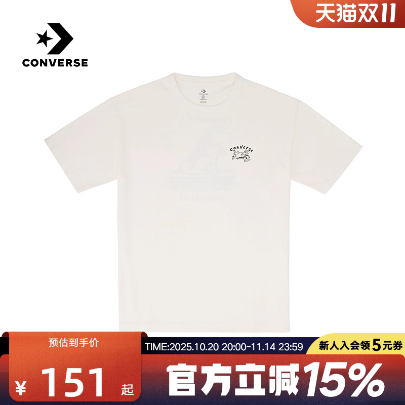 Converse匡威夏新款男子圆领T恤