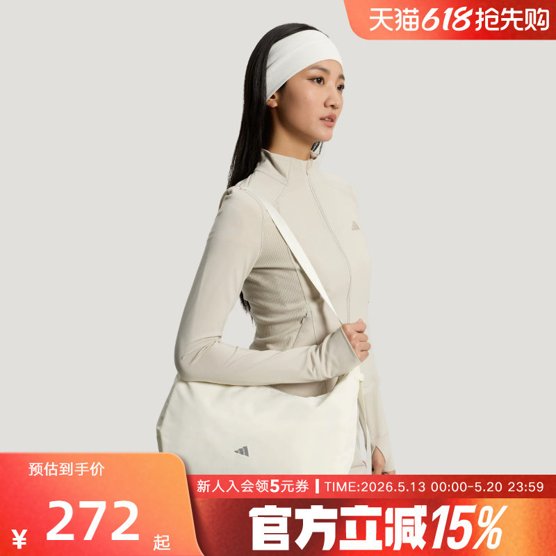 adidas阿迪达斯优雅气质休闲运动单肩斜挎包2026春女拎包 