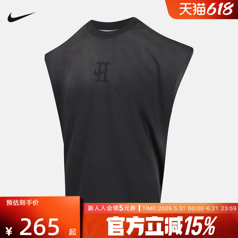 NIKE耐克夏季新款男子背心德文&middot;布克运动篮球无袖T恤IF1569-010