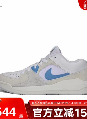 耐克男鞋Jordan Stadium 90白米蓝低帮运动休闲板鞋DX4397-141