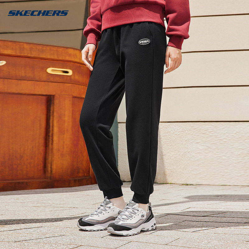 SKECHERS(斯凯奇)（新品）2024冬女针织长裤 L424W098-0018,运动服/休闲服装,运动长裤,淘宝优惠券,粉丝福利购,淘宝优惠卷