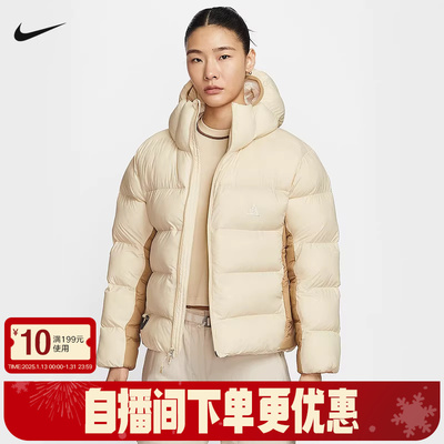 耐克女冬季加绒保暖棉服