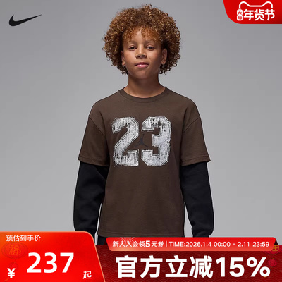 耐克男时尚潮流百搭长袖T恤