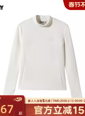 PONY1972秋冬新品女子吸湿保暖锁温防护长袖T恤243W2BT34