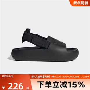 夏季 凉拖鞋 新款 运动沙滩鞋 一字拖IG8166 大童露趾凉鞋 阿迪达斯童鞋