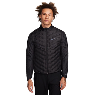 耐克运动夹克THERMA-FIT ADV 男子短款拒水跑步羽绒服FB7557-010