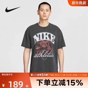 060 圆领运动T恤IH5070 Nike耐克男子秋新款 休闲飞马印花透气短袖