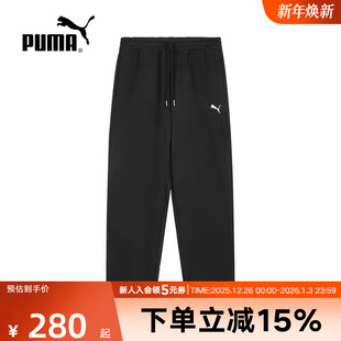 新款 693545 男裤 直筒宽松健身针织长裤 休闲运动裤 PUMA彪马秋季