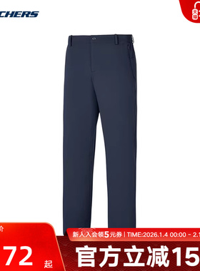 Skechers斯凯奇男士舒适柔软休闲运动裤针织长裤子 P325M149/01KA