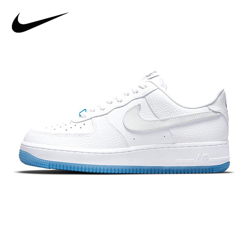 NIKE耐克女鞋运动鞋AIR Force 1 AF1白蓝空军一号板鞋DA8301-101-封面