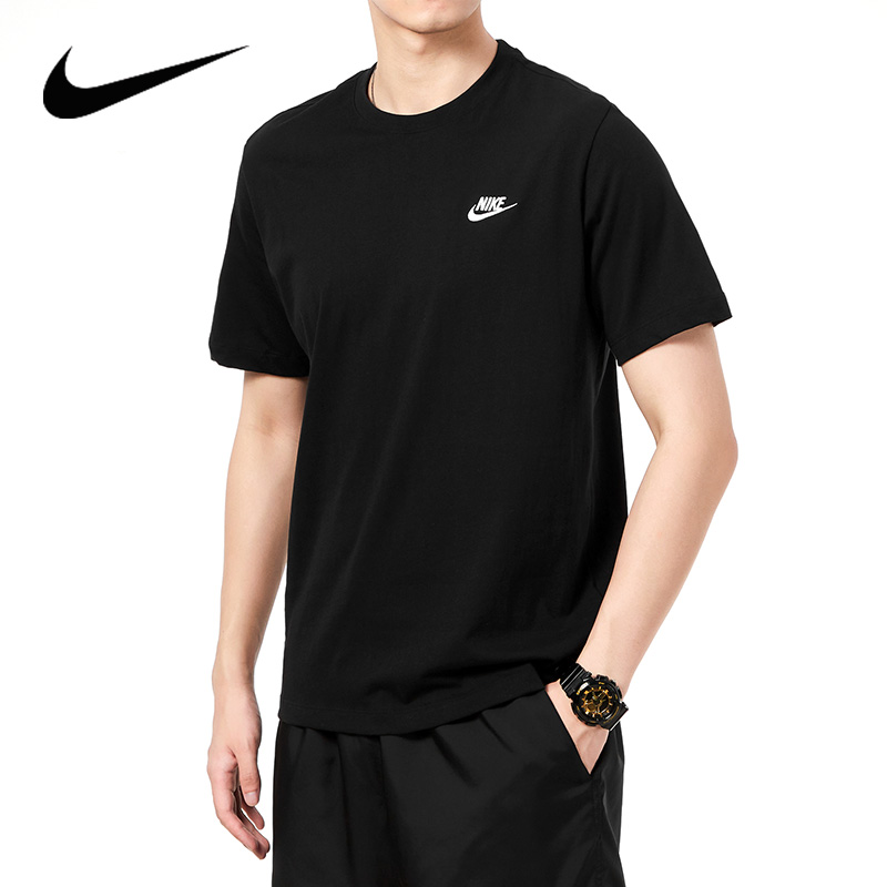 Nike耐克短袖男装2024夏季新款圆领休闲运动服T恤上衣AR4999-013 运动服/休闲服装 运动T恤 原图主图