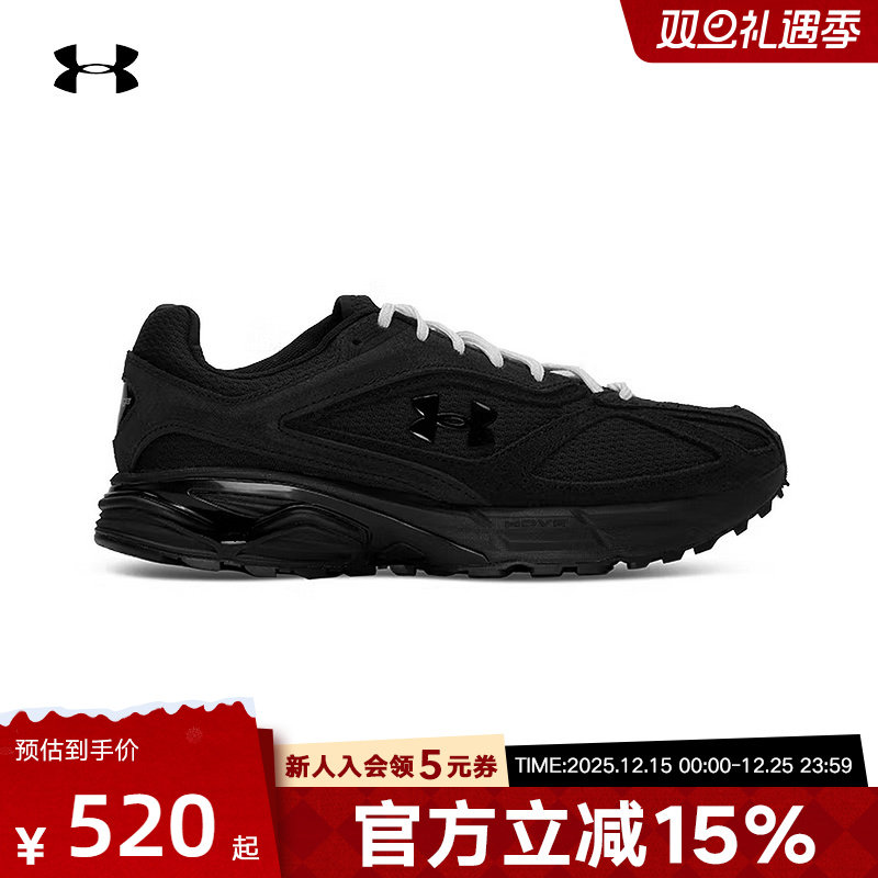 安德玛UA新款春夏HOVR Apparition男女网面运动休闲鞋6007153-001