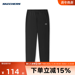 冬新款 子 男女同款 休闲束脚直筒裤 L425M071 针织长裤 斯凯奇运动裤