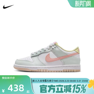 IV2861 Nike耐克女鞋 低帮轻便百搭滑板鞋 DUNK休闲运动鞋 181 大童鞋