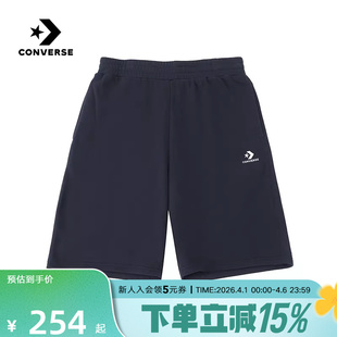 Converse匡威2026夏新款 舒适透气休闲运动针织短裤 MCH693 023 男士