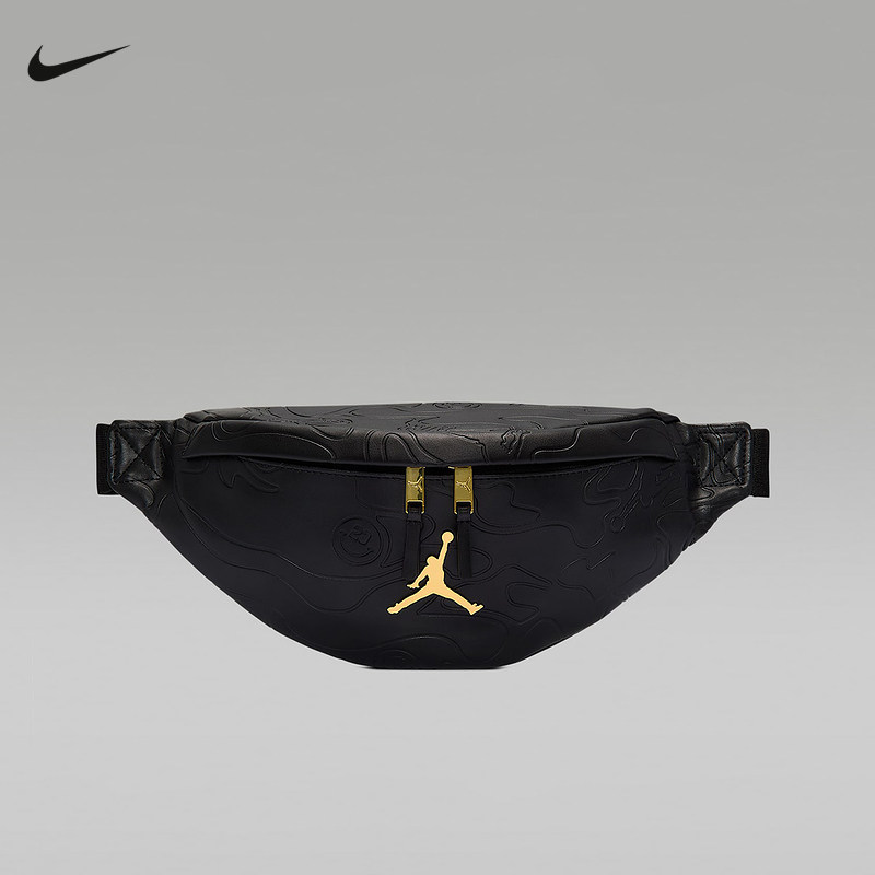 JORDAN耐克男女单肩包时尚都市风腰包25新款金标运动包IQ3