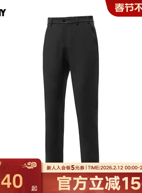 PONY1972波尼秋冬季新品潮流宽松保暖防泼水梭织长裤244M2UT10