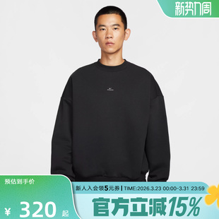 010 保暖加绒篮球宽松套头上衣IM5902 耐克圆领卫衣THERMA FIT新款