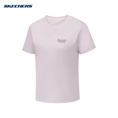 Skechers斯凯奇26夏女运动短袖T恤休闲索罗娜凉感针织衫 P326W007