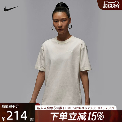 耐克女子印花棉质透气T恤