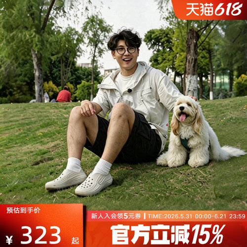 耐克洞洞鞋男女一脚蹬软弹凉拖鞋