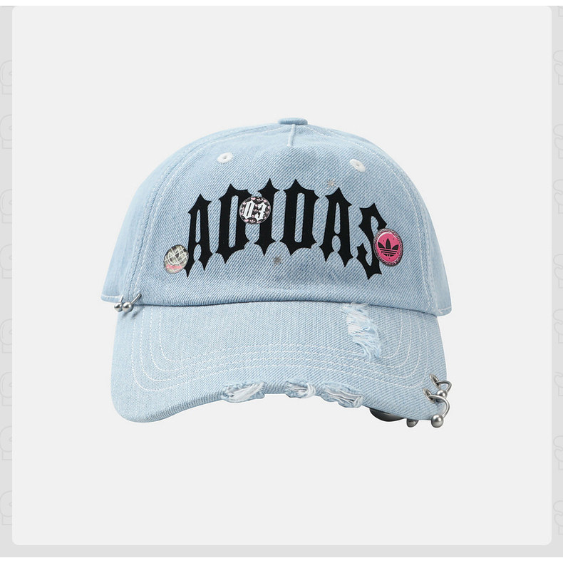 adidas阿迪达斯三叶草情人节款休闲牛仔运动帽春女棒球帽 KW