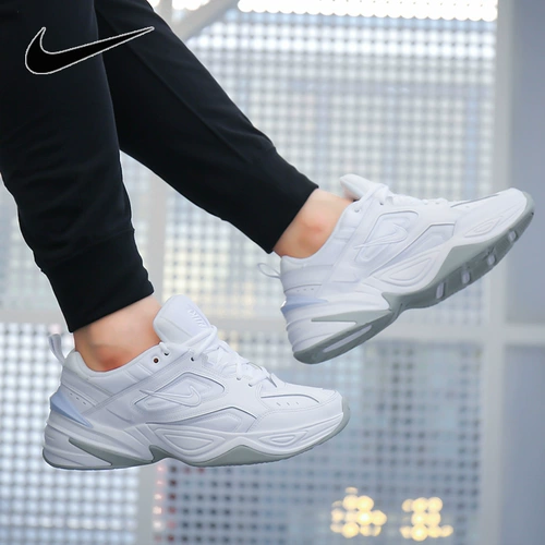 Nike, спортивные ретро белые кеды для отдыха