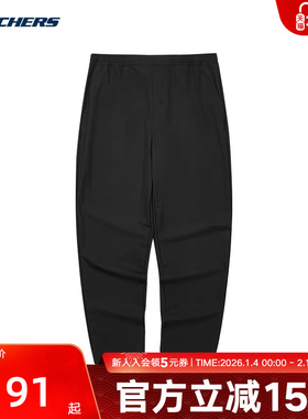 Skechers斯凯奇秋男梭织长裤运动休闲裤舒适   L324M030/0018