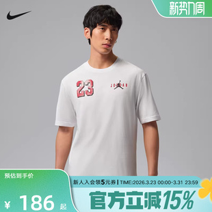 IF3128 短袖 100 Brooklyn男子印花T恤透气简约经典 Jordan耐克新款