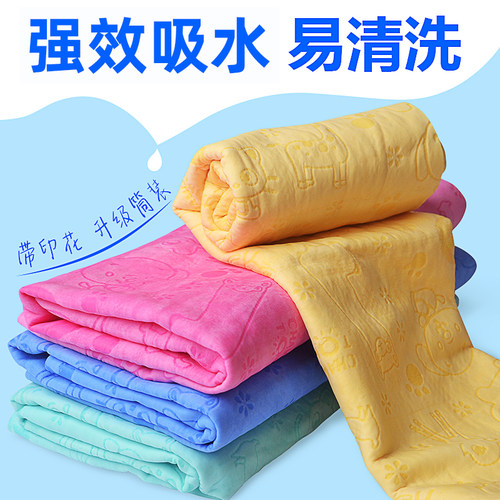 鹿皮巾干发吸水毛巾加厚洗澡