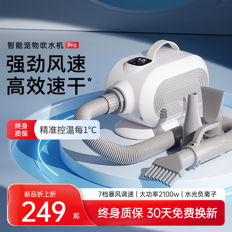宠物吹水机狗狗专用洗澡烘干机大功率吹风机家用猫咪静音吹毛神器