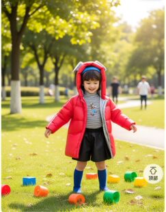 韦氏亲子中大童羽绒服秋冬新款过膝中长款男童女童加厚白鸭绒