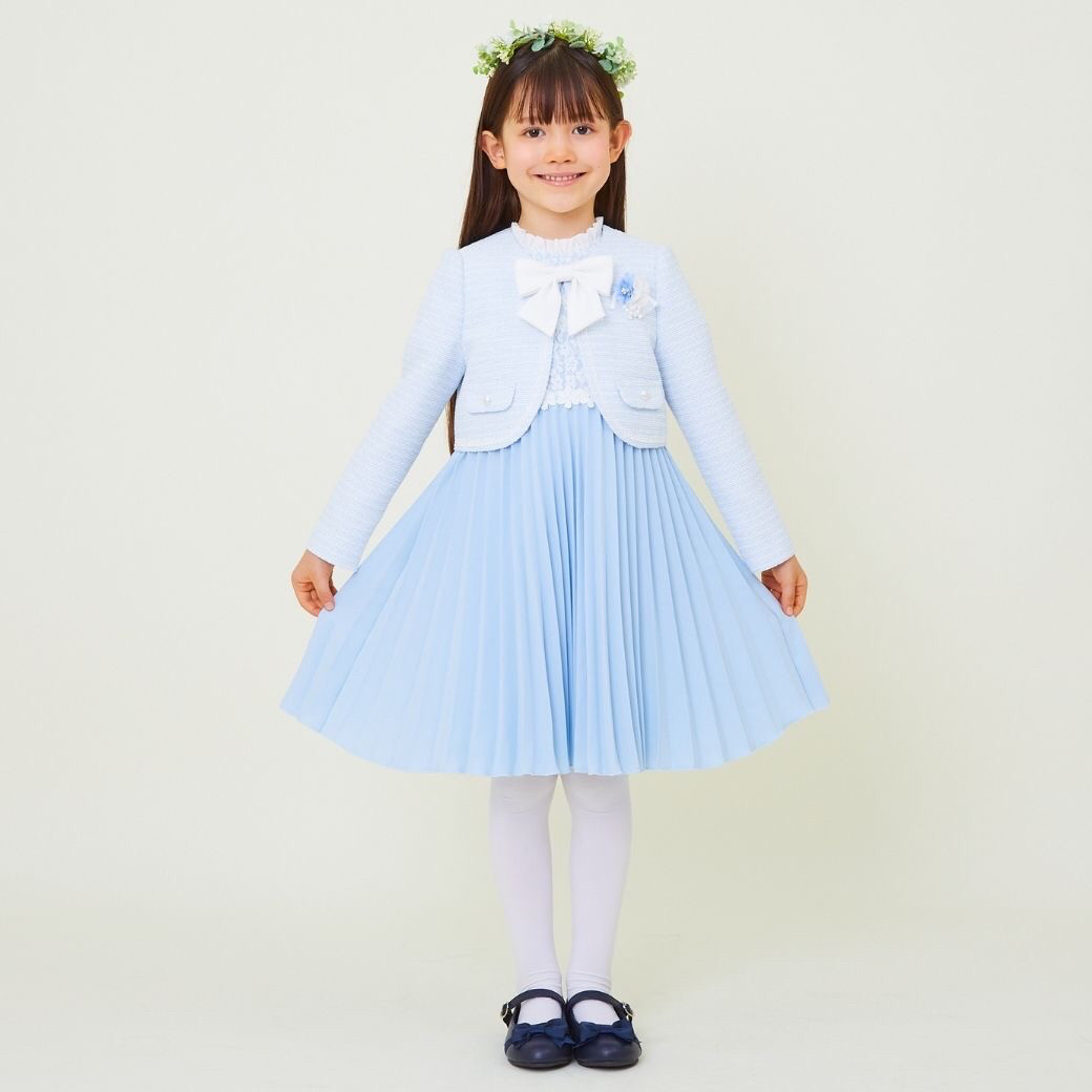 日本原单可爱公主风连衣裙女童轻奢小童甜美女孩春秋款礼服表演服