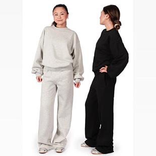 THELITT 秋冬保暖刚需软糯质感加绒恒温暖皮慵懒宽松卫衣卫裤套装