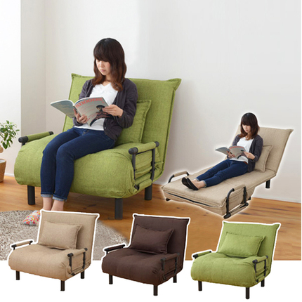 出口日本 可折叠沙发床小户型多功能折叠床 办公室单人午休床躺椅