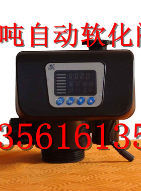 润新自动软化阀水处理软水多路阀时间2T/H63502P F65P1树脂罐阀头