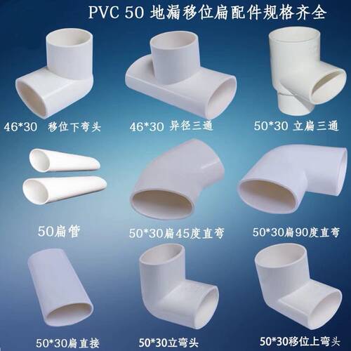 地漏移位器洗衣机卫生间扁管弯头