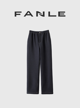 断码清仓不退换轻奢神裤醋酸羊毛高密加绒加厚斜纹牛筋高腰牛仔裤