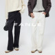 保暖高腰显瘦显高直筒长裤 FANLE STUDIOS獨家高端水洗棉加绒厚款