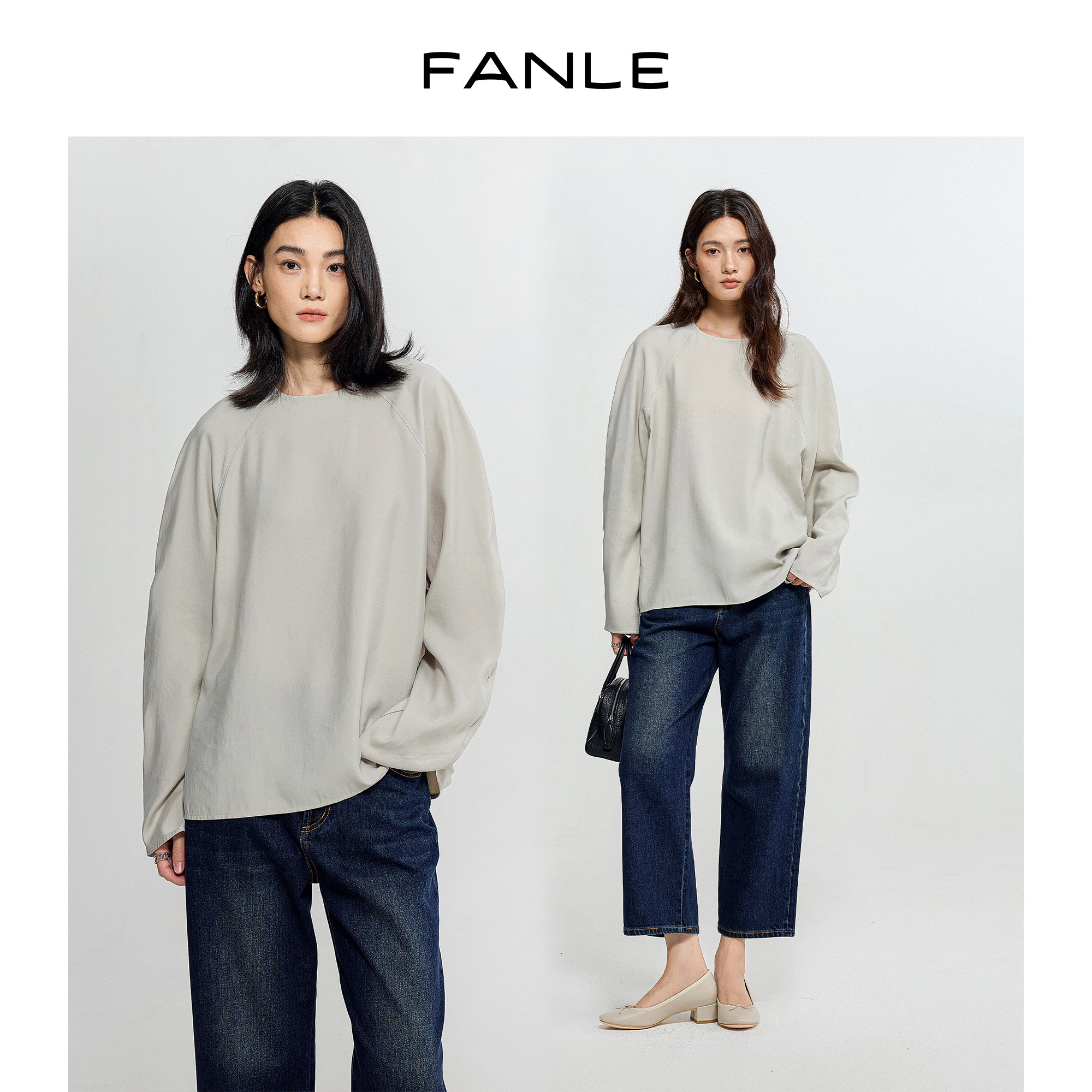 FANLESTUDIOS轻奢柔雾T恤图片