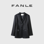 黑色西装 断码 清仓不退换进口三醋酸高端光泽质感抗皱免烫修身 外套
