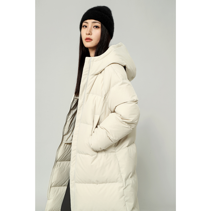 霍尔多巴吉95白鹅绒长款羽绒服