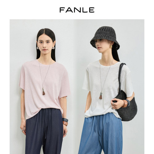 FANLESTUDIOS裸感0压软垂T恤