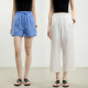 FANLE 八分裤 STUDIOS轻薄纸感抗皱R W风及简佰搭松弛休闲抽绳短裤